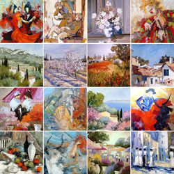 Peintures � l'huile